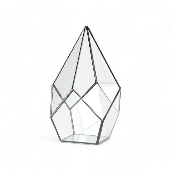 CDA Geometric Glass Open Diamond Terrarium - Castle Dawn Aquatics