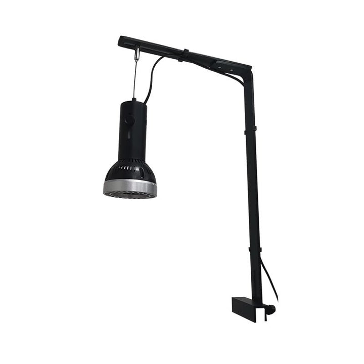 Hang On Back (HOB) Reinforced Stainless Steel LED 45W Light - Black - Castle Dawn Aquatics