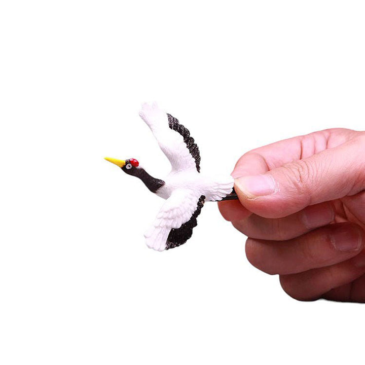 Mini Red-Crowned Crane Ornament Set of 3 - Castle Dawn Aquatics