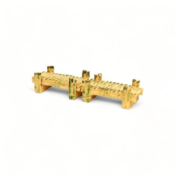 Miniature Bamboo Bridge Ornament - Castle Dawn Aquatics