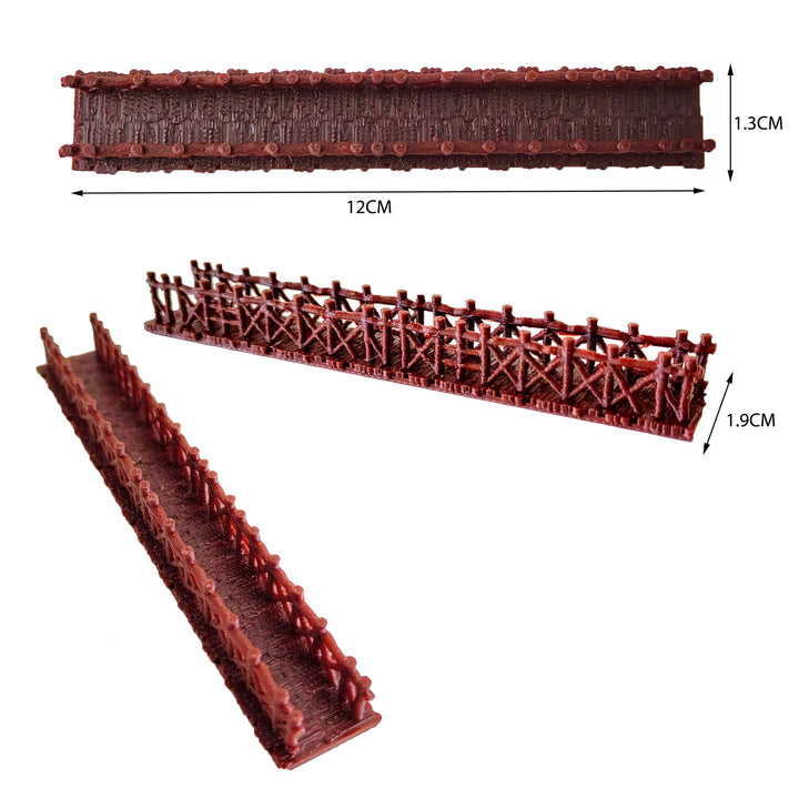 Replica Wooden Walkways - 3 Piece Sets - Castle Dawn Aquatics