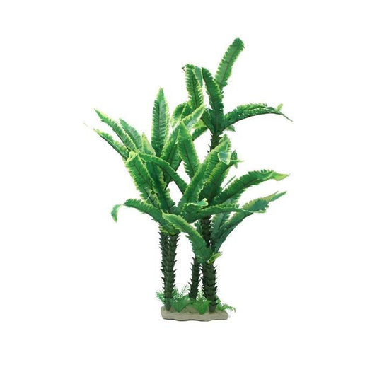 Artificial Aquarium Extra Large Plastic Silk Palm Plant - Castle Dawn AquaticsArtificial Aquarium Plastic Fish Tank Plants