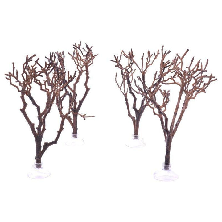 Artificial Medium Plastic Branch Tree With Suction Cup - Castle Dawn AquaticsArtificial Aquarium Plastic Fish Tank Plants