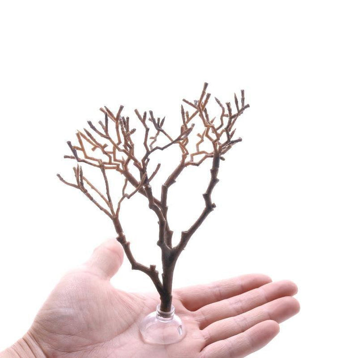 Artificial Medium Plastic Branch Tree With Suction Cup - Castle Dawn AquaticsArtificial Aquarium Plastic Fish Tank Plants