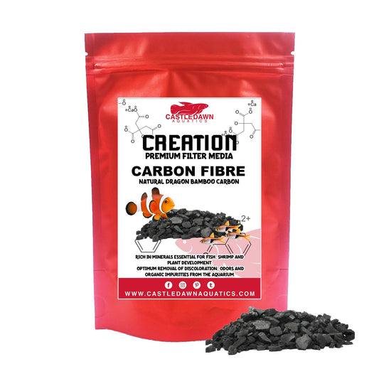 CARBON FIBRE Natural Bamboo With Essential Minerals Activated Carbon 1000 grams - Castle Dawn Aquatics