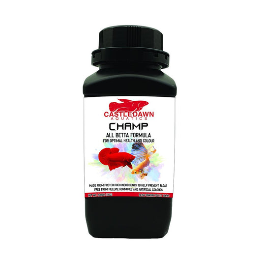 Castle Dawn Aquatics CHAMP Betta Formula Slow Sinking Granules - Castle Dawn AquaticsFish Food