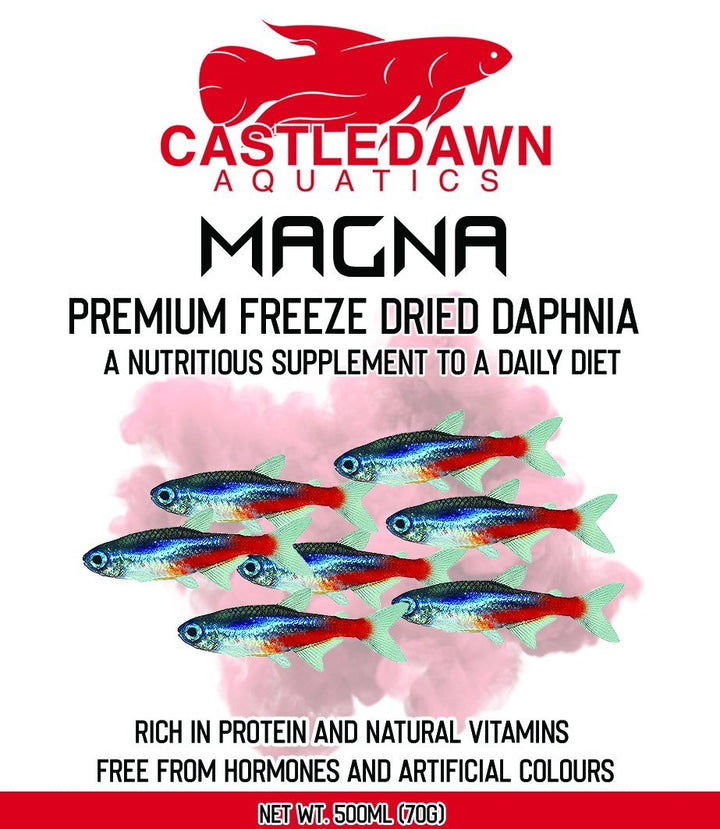 Castle Dawn Aquatics MAGNA Premium Freeze Dried Daphnia - Castle Dawn AquaticsFish Food