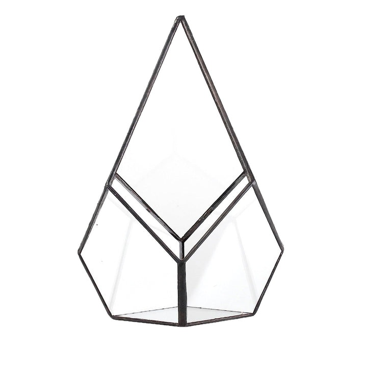 CDA Geometric Glass Open Diamond Terrarium - Castle Dawn Aquatics