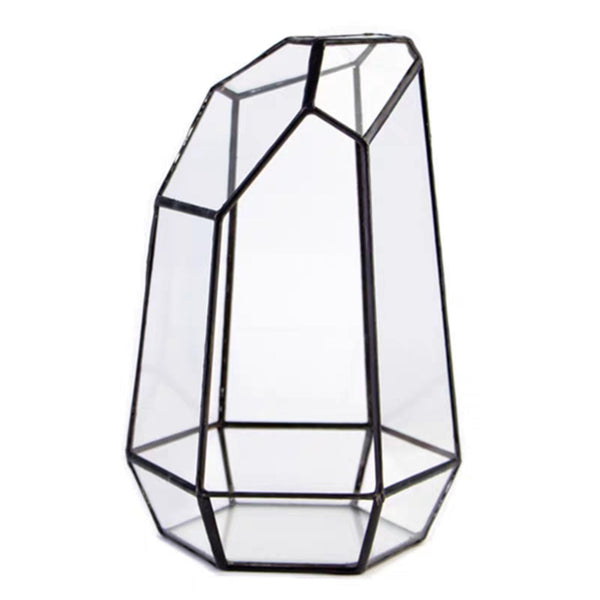 CDA Geometric Glass Open Terrarium - Castle Dawn Aquatics