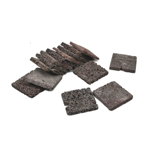 DIY Aquatic Plant Moss Volcanic Rock Planter Tiles (10 Pack) - Castle Dawn AquaticsAquarium Aquascaping Materials