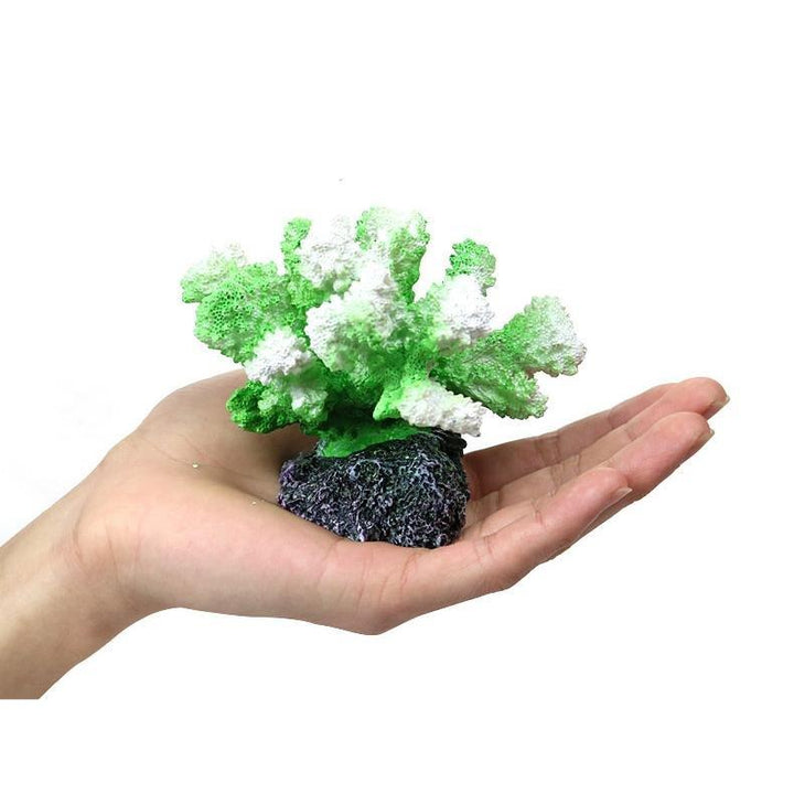 Eco-friendly Artificial Small Green Digitate Coral Reef Decoration - Castle Dawn AquaticsAquarium Decor