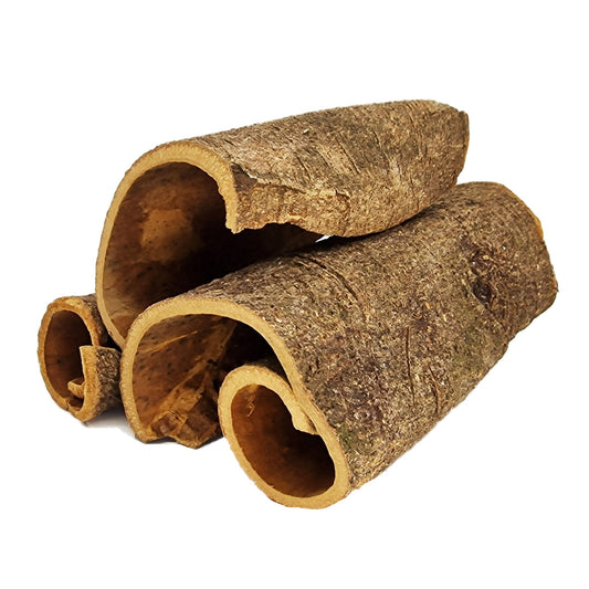 Extra Large Raw Cinnamon Bark Curl Caves - Castle Dawn Aquatics