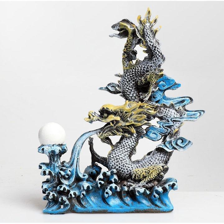 Limited Edition Medium Oriental Water Dragon Ornament - Castle Dawn AquaticsAquarium Decor