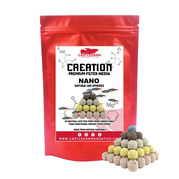 NANO Natural Bio Smart Sphere Media 1kg - Castle Dawn Aquatics