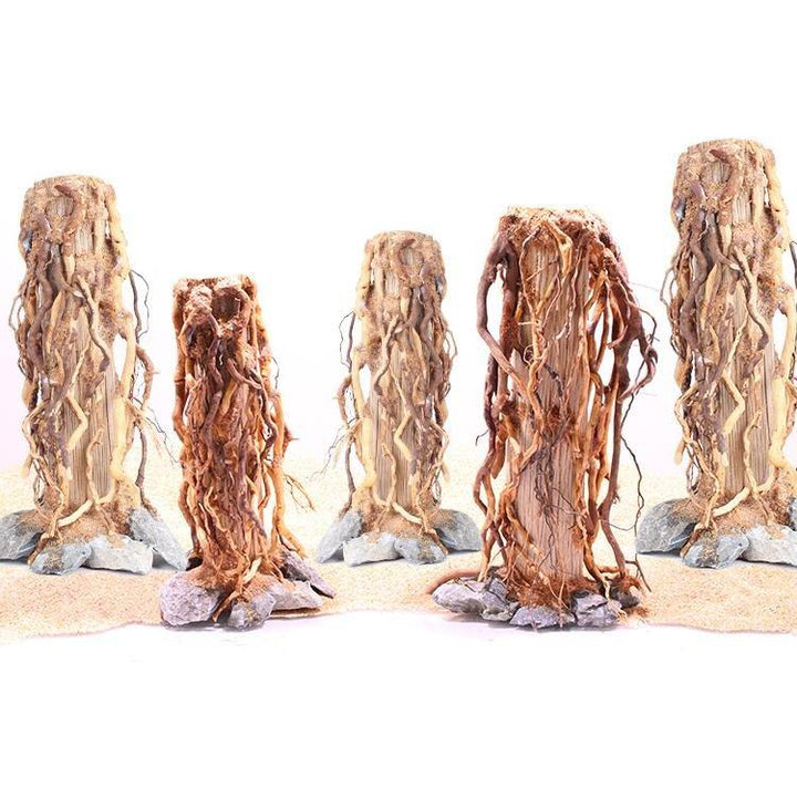 Natural Handcrafted Root Stump Tree Trunks - Castle Dawn AquaticsHardscape Materials