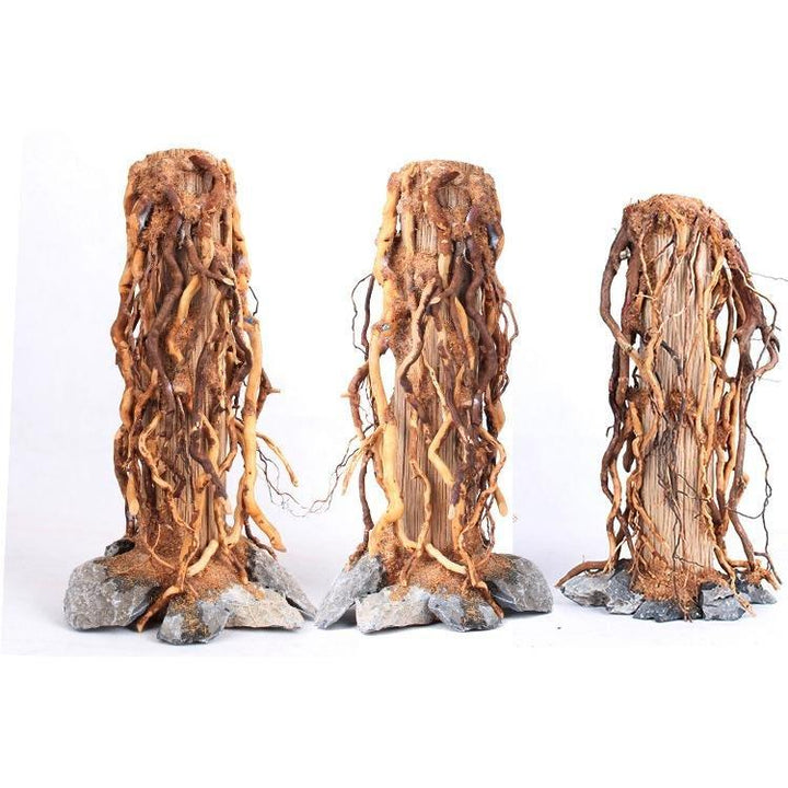 Natural Handcrafted Root Stump Tree Trunks - Castle Dawn AquaticsHardscape Materials