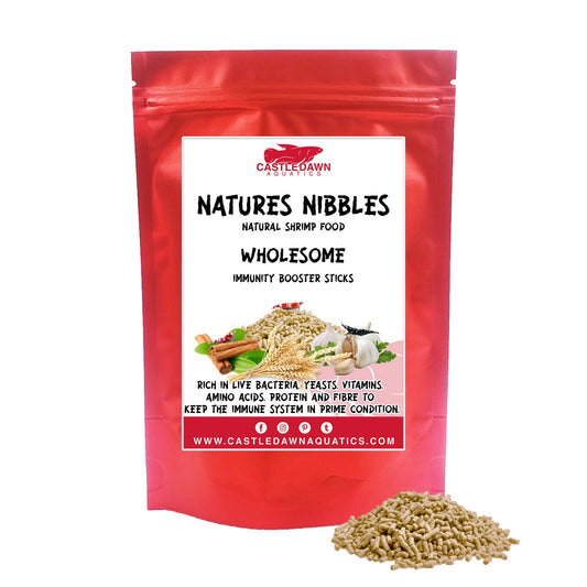 Natures Nibbles WHOLESOME Immunity Booster Shrimp Food 50g - Castle Dawn Aquatics