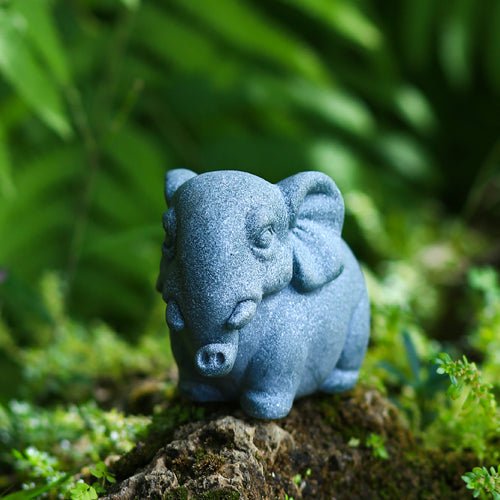 Stone Baby Elephant - Castle Dawn Aquatics