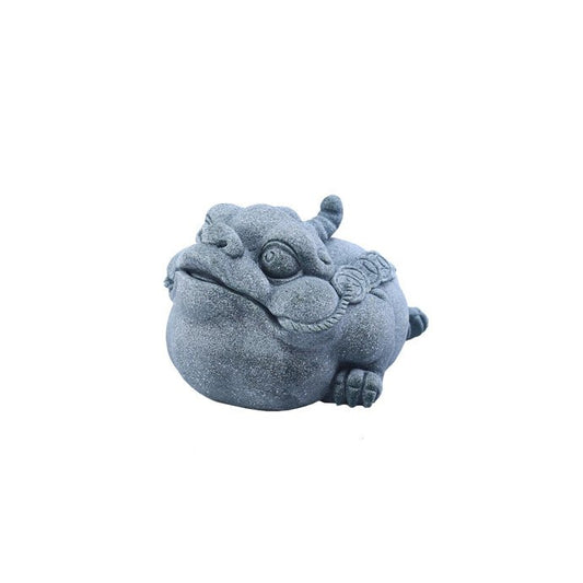 Stone Lucky three-legged Toad. - Castle Dawn Aquatics